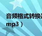 音频格式转换器（求一音频格式转换器 flv转mp3）