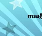 msa是什么意思（msa）