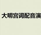 大明宫词配音演员有谁（大明宫词配音演员）