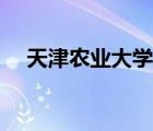 天津农业大学最新排名（天津农业大学）