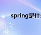 spring是什么意思（ing是什么意思）