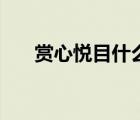 赏心悦目什么意思（赏心悦目的意思）