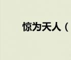 惊为天人（说一说惊为天人的简介）