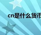 cn是什么货币的缩写（cny是什么货币）
