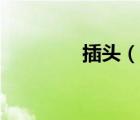插头（说一说插头的简介）