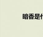 暗香是什么意思（暗香意思）
