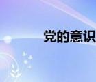 党的意识不强表现（党的意识）