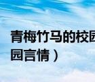 青梅竹马的校园言情完结小说（青梅竹马的校园言情）
