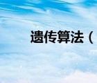 遗传算法（说一说遗传算法的简介）