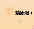 靖康耻（说一说靖康耻的简介）