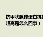 抗甲状腺球蛋白抗体高是怎么回事?（抗甲状腺球蛋白抗体超高是怎么回事）