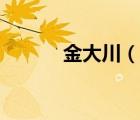 金大川（说一说金大川的简介）