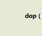 dop（说一说dop的简介）