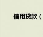 信用贷款（说一说信用贷款的简介）