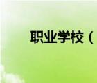 职业学校（说一说职业学校的简介）