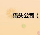 猎头公司（说一说猎头公司的简介）