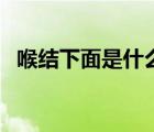 喉结下面是什么部位（喉结痛是什么病症）