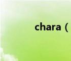 chara（说一说chara的简介）