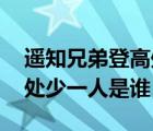 遥知兄弟登高处 少一人是谁（遥知兄弟登高处少一人是谁）