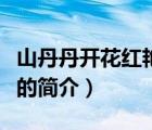 山丹丹开花红艳艳（说一说山丹丹开花红艳艳的简介）