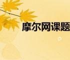 摩尔网课题（摩尔网模型免费下载）