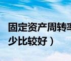 固定资产周转率多少正常（固定资产周转率多少比较好）
