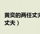 黄奕的两任丈夫有进去的是哪个（黄奕的两任丈夫）