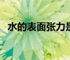 水的表面张力是什么意思（水的表面张力）
