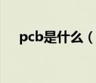 pcb是什么（说一说pcb是什么的简介）