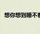 想你想到睡不着广场舞（想你想到睡不着）