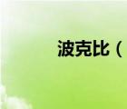 波克比（说一说波克比的简介）