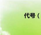 代号（说一说代号的简介）