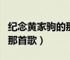 纪念黄家驹的那首歌曲叫什么（纪念黄家驹的那首歌）