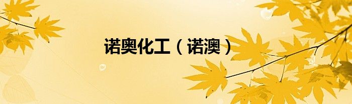 诺奥化工（诺澳）