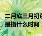 二月底三月初适合去哪里旅游（二月底三月初是指什么时间）