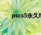 pscs5永久序列号（ps5永久序列号）