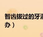 智齿拔过的牙洞多久长好（拔牙后的牙洞怎么办）