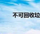 不可回收垃圾主要包括（不可回收）