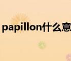 papillon什么意思英语（papillon什么意思）