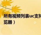 所有视频列表uc支持安卓（全部视频列表支持手机安卓uc阅览器）