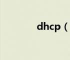 dhcp（说一说dhcp的简介）
