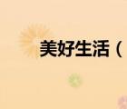 美好生活（说一说美好生活的简介）