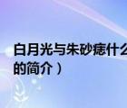 白月光与朱砂痣什么意思（说一说白月光与朱砂痣什么意思的简介）