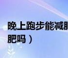 晚上跑步能减肥吗几天才见效（晚上跑步能减肥吗）
