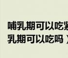 哺乳期可以吃紧急避孕药吗（紧急避孕药在哺乳期可以吃吗）