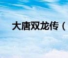 大唐双龙传（说一说大唐双龙传的简介）