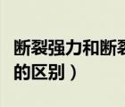 断裂强力和断裂强度的区别（跟腱撕裂和断裂的区别）