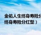 金佑人生终身寿险分红型a款2014版现金价值表（金佑人生终身寿险分红型）