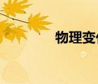 物理变化和化学变化的例子