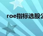 roe指标选股公式（roe是什么财务指标）